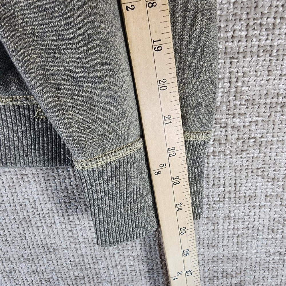 American Eagle Outfitters Hoodie Mens M Gray Full Zip Fleece Vintage 1977 - Picture 7 of 13